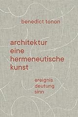 Architektur hermeneutische kun gebraucht kaufen  Wird an jeden Ort in Deutschland