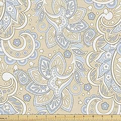 Lunarable paisley fabric for sale  Delivered anywhere in USA 