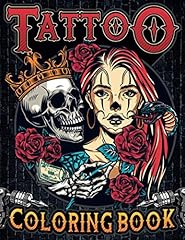 Tattoo coloring book for sale  Delivered anywhere in USA 