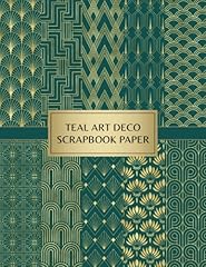 Teal art deco for sale  Delivered anywhere in UK