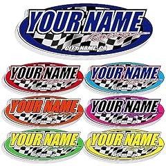 Personalized racing sticker for sale  Delivered anywhere in USA 