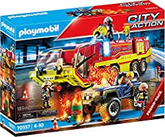 Playmobil camion pompiers d'occasion  Livré partout en France