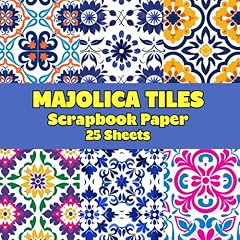 Majolica tiles scrapbook d'occasion  Livré partout en France
