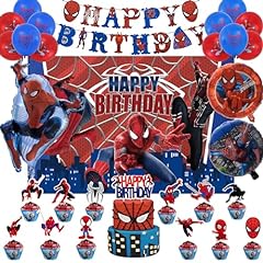 Spider birthday decorations for sale  Delivered anywhere in UK