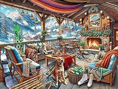 Ski cabin jigsaw for sale  Delivered anywhere in USA 