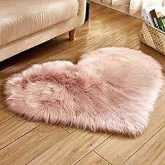 large rug pink heart for sale  Delivered anywhere in UK