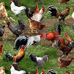 Chicken fabric farm for sale  Delivered anywhere in USA 