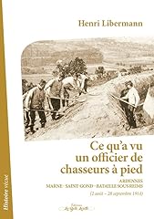Officier chasseurs pied d'occasion  Livré partout en France