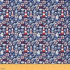 Jejeloiu nautical upholstery for sale  Delivered anywhere in USA 