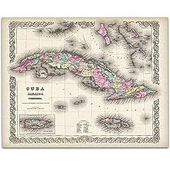 1855 map cuba for sale  Delivered anywhere in USA 