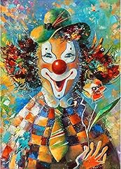 Clown puzzle wooden for sale  Delivered anywhere in USA 