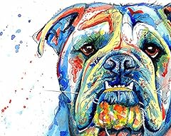 British bulldog art for sale  Delivered anywhere in UK
