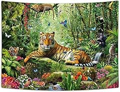 Yhjdcc tapisserie tigre d'occasion  Livré partout en France