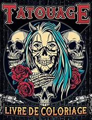 Livre coloriage tatouage d'occasion  Livré partout en France
