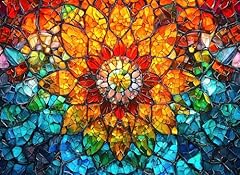 Stained glass puzzle for sale  Delivered anywhere in USA 