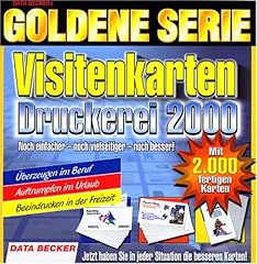 Visitenkarten druckerei 2000 gebraucht kaufen  Wird an jeden Ort in Deutschland