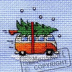 Mouseloft Mini Cross Stitch Kit - VW Camper Van Collecting for sale  Delivered anywhere in UK