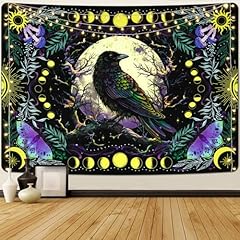 Krelymics crow tapestry for sale  Delivered anywhere in USA 
