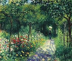 AMANUO Renoir Dipinti Olio Famosi Paesaggio 60X50 cm Quadro Stampa su Tela Arrotolato - Donne in Un Giardino, usato usato  Spedito ovunque in Italia 
