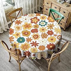 Retro floral tablecloth for sale  Delivered anywhere in USA 