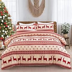 Red christmas bedding for sale  Delivered anywhere in UK
