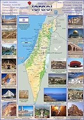 Pictorial map israel for sale  Delivered anywhere in USA 