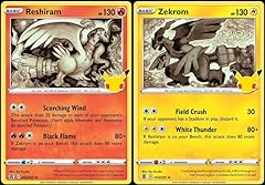Zekrom reshiram pokemon for sale  Delivered anywhere in USA 