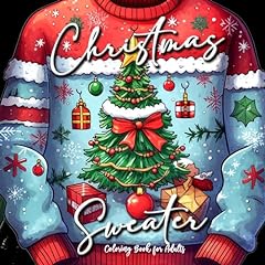 Christmas sweater coloring for sale  Delivered anywhere in USA 