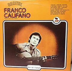 Franco califano recital usato  Spedito ovunque in Italia 
