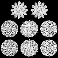 8pcs inch doilies for sale  Delivered anywhere in USA 
