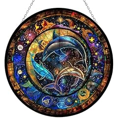 365cusgifts dolphin stained for sale  Delivered anywhere in USA 