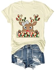 Christmas reindeer shirt for sale  Delivered anywhere in USA 