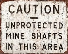 Caution unprotected mine for sale  Delivered anywhere in USA 