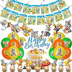 BESTZY Tom and Jerry Birthday Decorations Video Game for sale  Delivered anywhere in UK