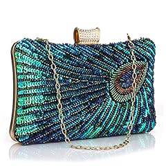 Gelory peacock clutch for sale  Delivered anywhere in UK