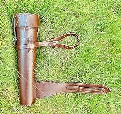 Leather saddle flask for sale  Delivered anywhere in UK