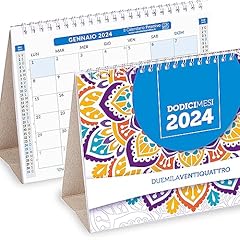 Calendario tavolo 2024 usato  Spedito ovunque in Italia 