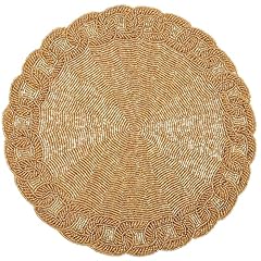Cleentable round beaded for sale  Delivered anywhere in USA 