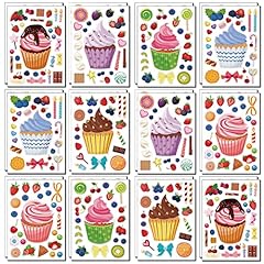 Sheets cupcakes stickers for sale  Delivered anywhere in USA 