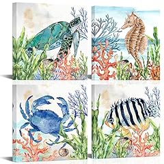 Ocean animals canvas for sale  Delivered anywhere in USA 