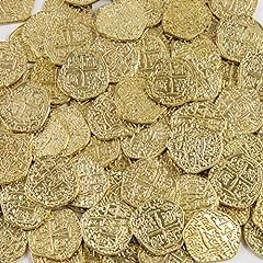 Metal Pirate Coins - 50 Gold Spanish Doubloon Replicas for sale  Delivered anywhere in USA 