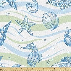 Ambesonne nautical fabric for sale  Delivered anywhere in USA 