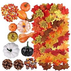 150pcs artificial pumpkins for sale  Delivered anywhere in UK