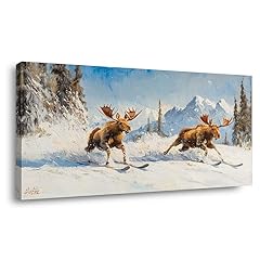 Zestrilia skiing moose for sale  Delivered anywhere in USA 