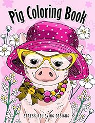 Pig coloring book for sale  Delivered anywhere in USA 