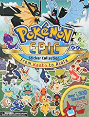 Used, Pokémon Epic Sticker Collection: From Kanto to Alola for sale  Delivered anywhere in USA 