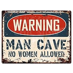 Warning man cave for sale  Delivered anywhere in USA 