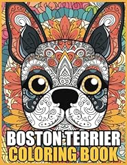 Boston terrier coloring for sale  Delivered anywhere in UK