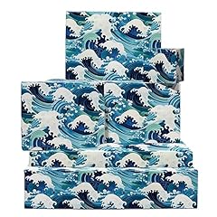 Blue wrapping paper for sale  Delivered anywhere in UK