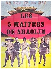 Maitres shaolin affiche d'occasion  Livré partout en France